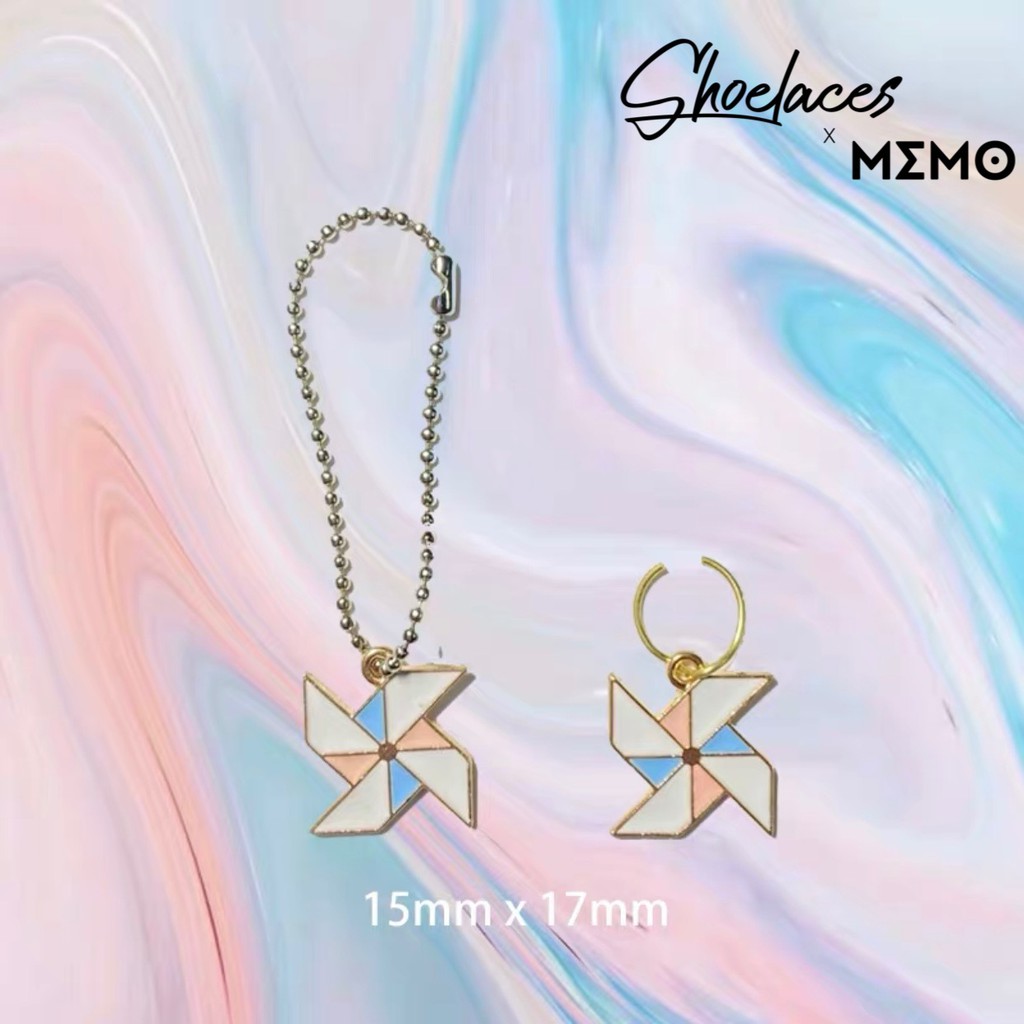 Phụ kiện Trang Trí Custom Giày Hoạ Tiết Chong Chóng- Kèm Dây treo và Móc Phụ kiện Trang Trí Custom Giày Hoạ Tiết Chong Chóng- Kèm Dây treo và Móc